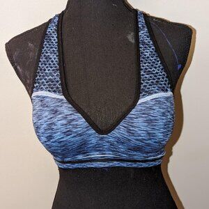 Blue Victoria's Secret PINK Sports Bra Padded Yoga